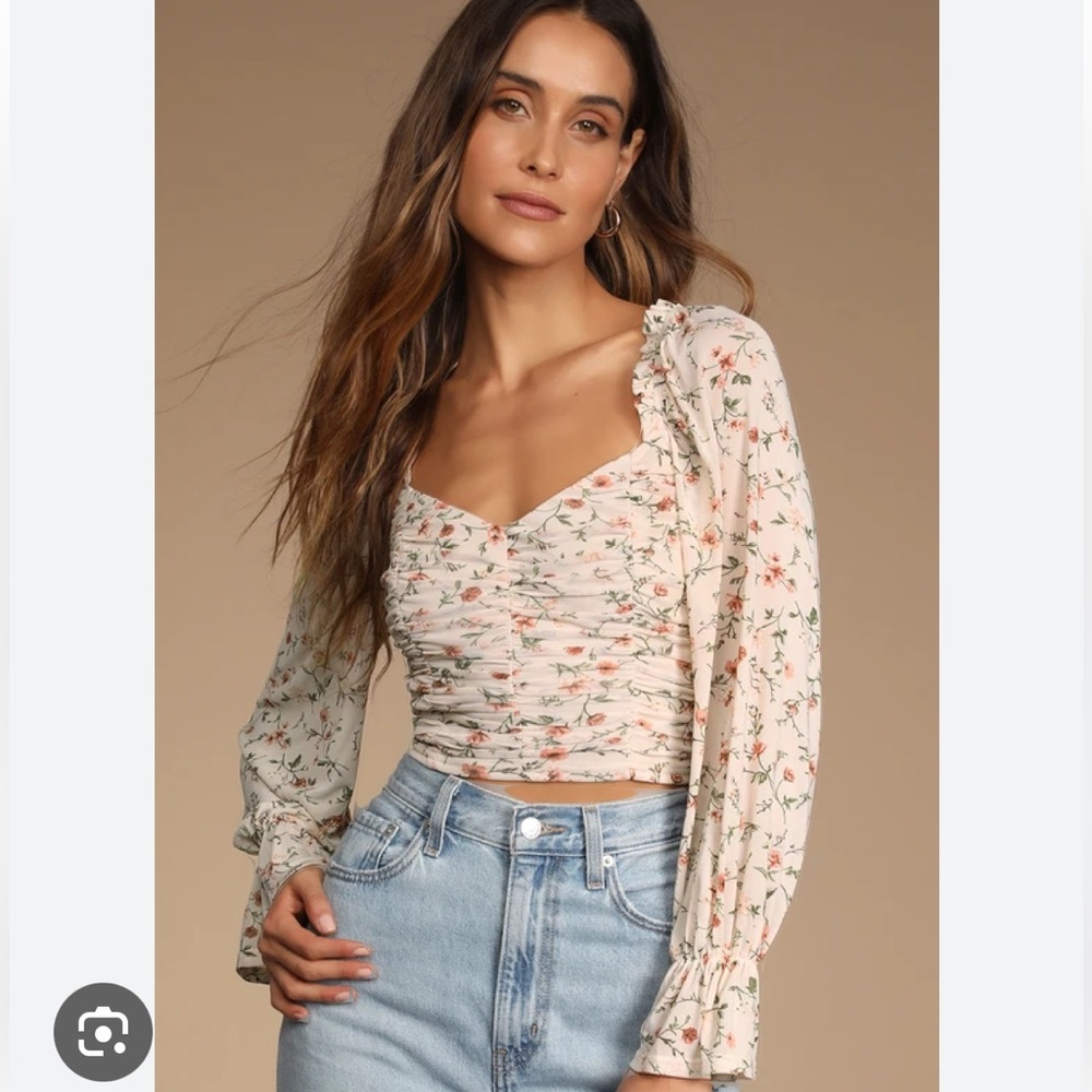 Lulus Blooming With Bliss long sleeved top